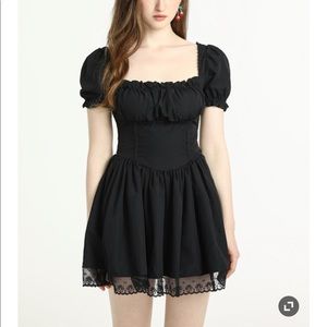 Dare You Classic Witch Lace Corset Dress